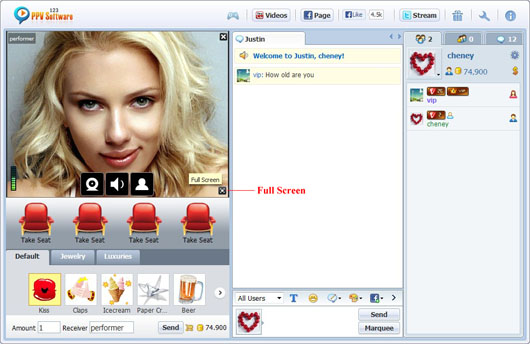 Title: 123 PPV Software Chat Software HD Video, Webcam Chat, HTML Chat, Live PPV Software, Video Chat